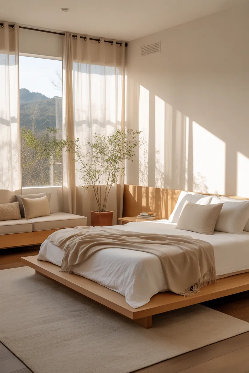 Japandi Bedroom Inspiration Ideas