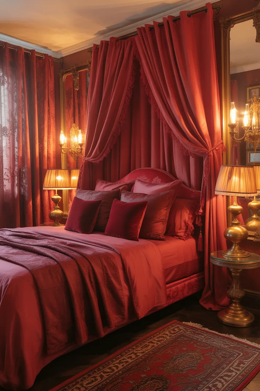 Cherry Red Bedrooms