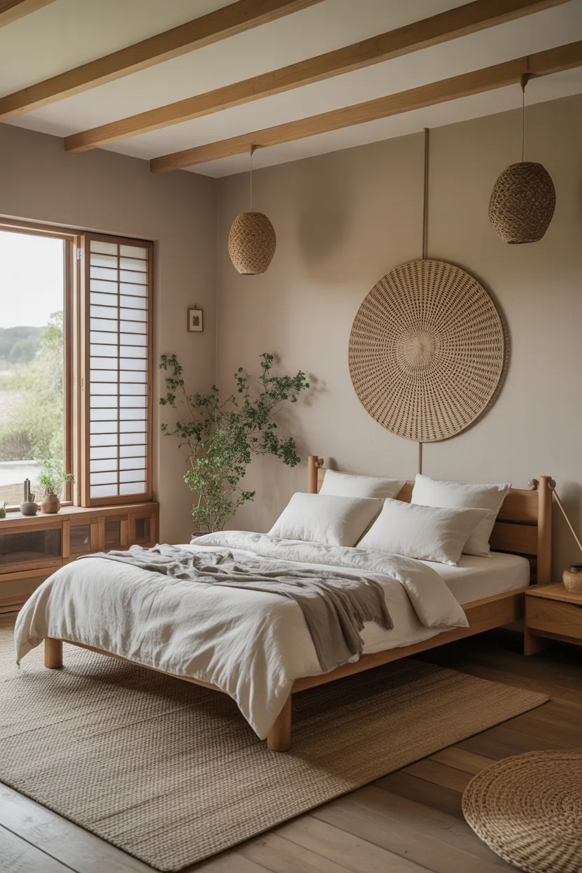 Japandi Bedroom Ideas