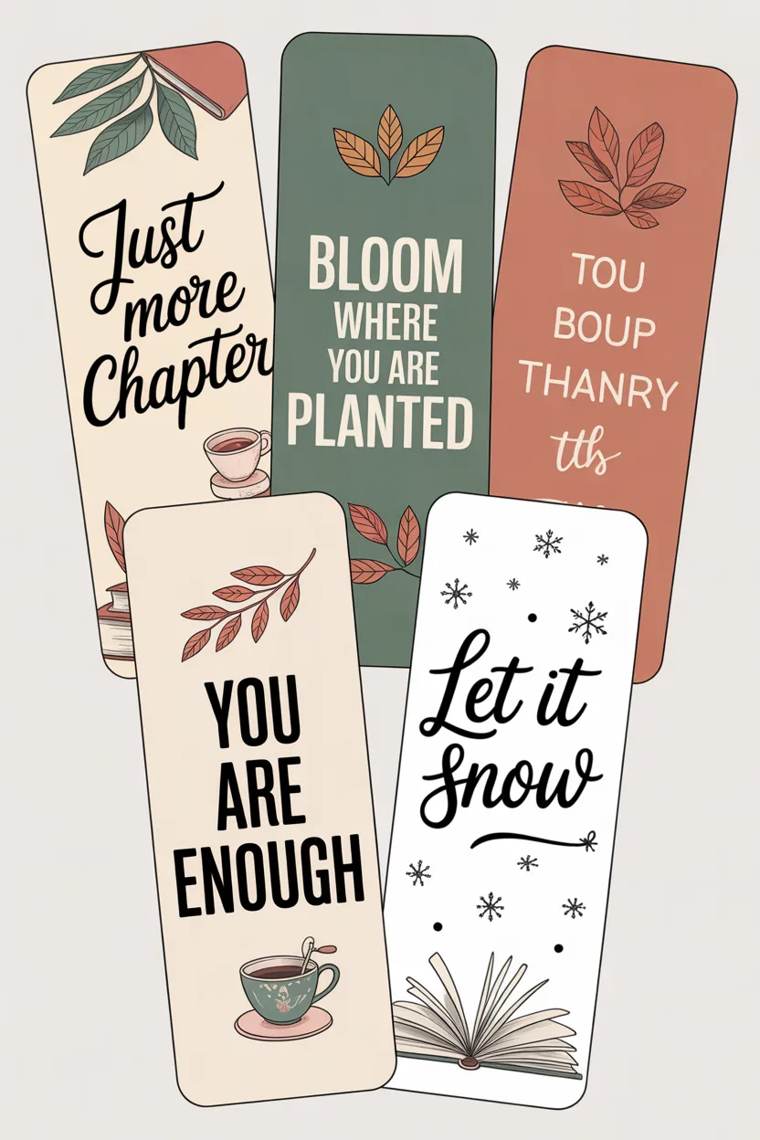 Cute bookmarks free printable