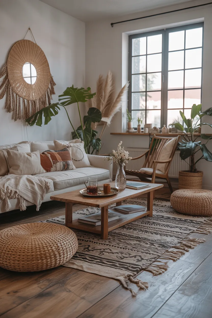 Cozy Boho Living Room Ideas