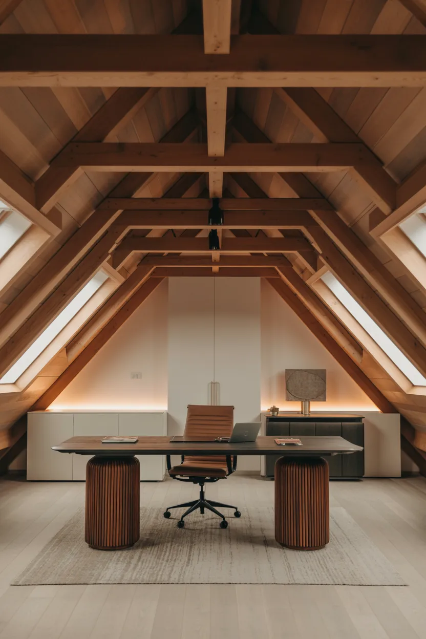 Attic Office Design Ideas