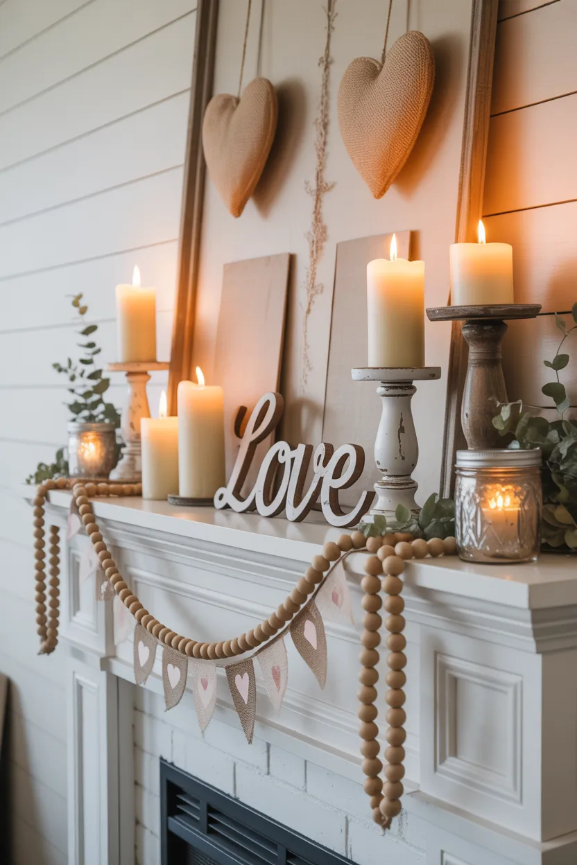 Farmhouse Valentine Decor Ideas