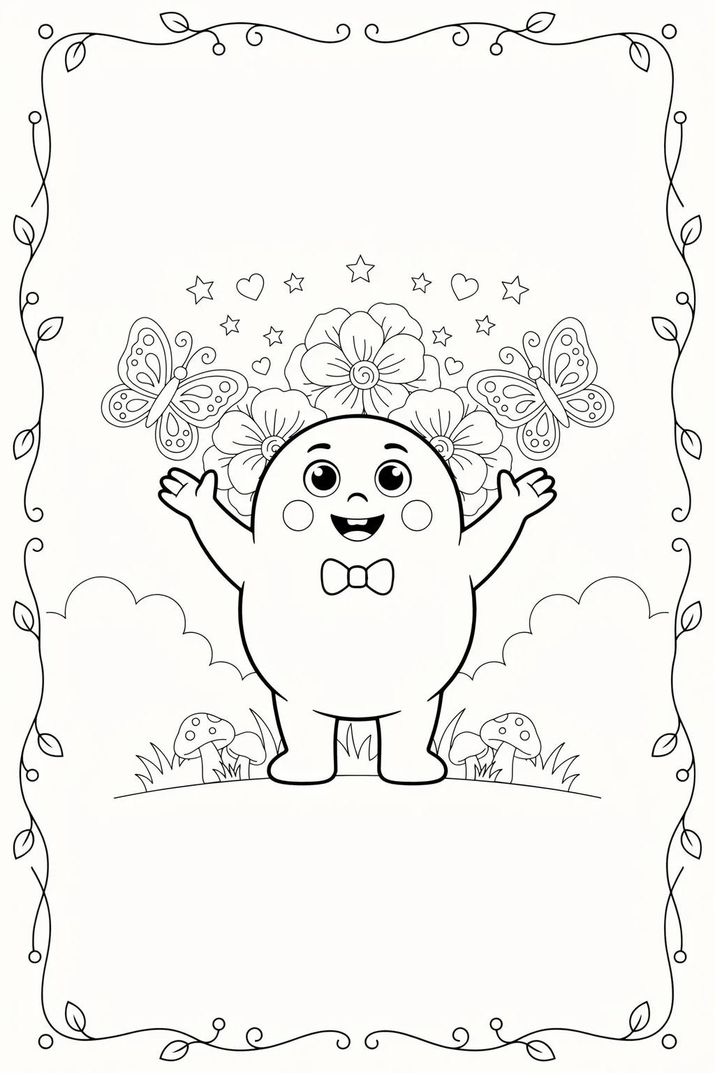 flowers coloring pages