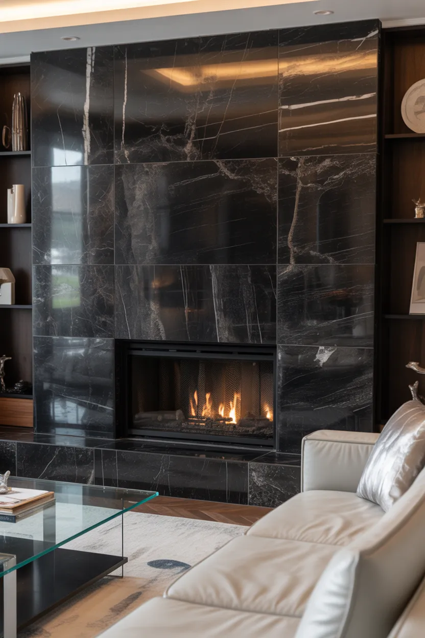 Black Fireplace Ideas
