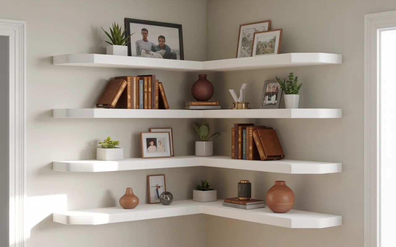 Corner Wall Shelves