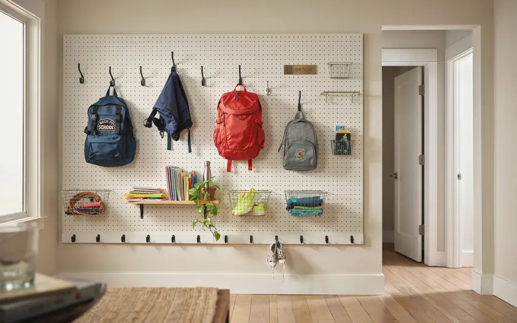 Pegboard Wall Setup