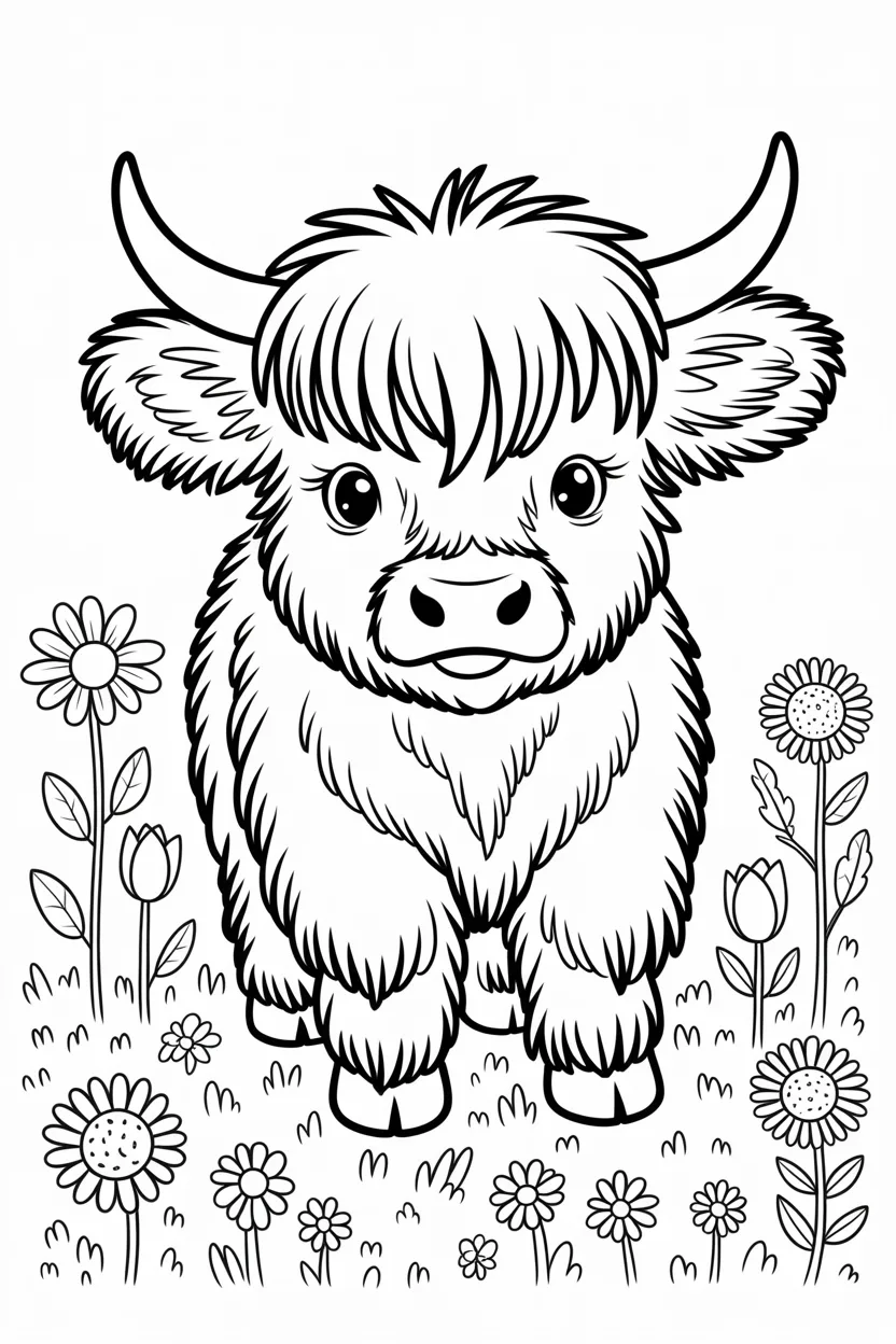 cute cow coloring pages free printable