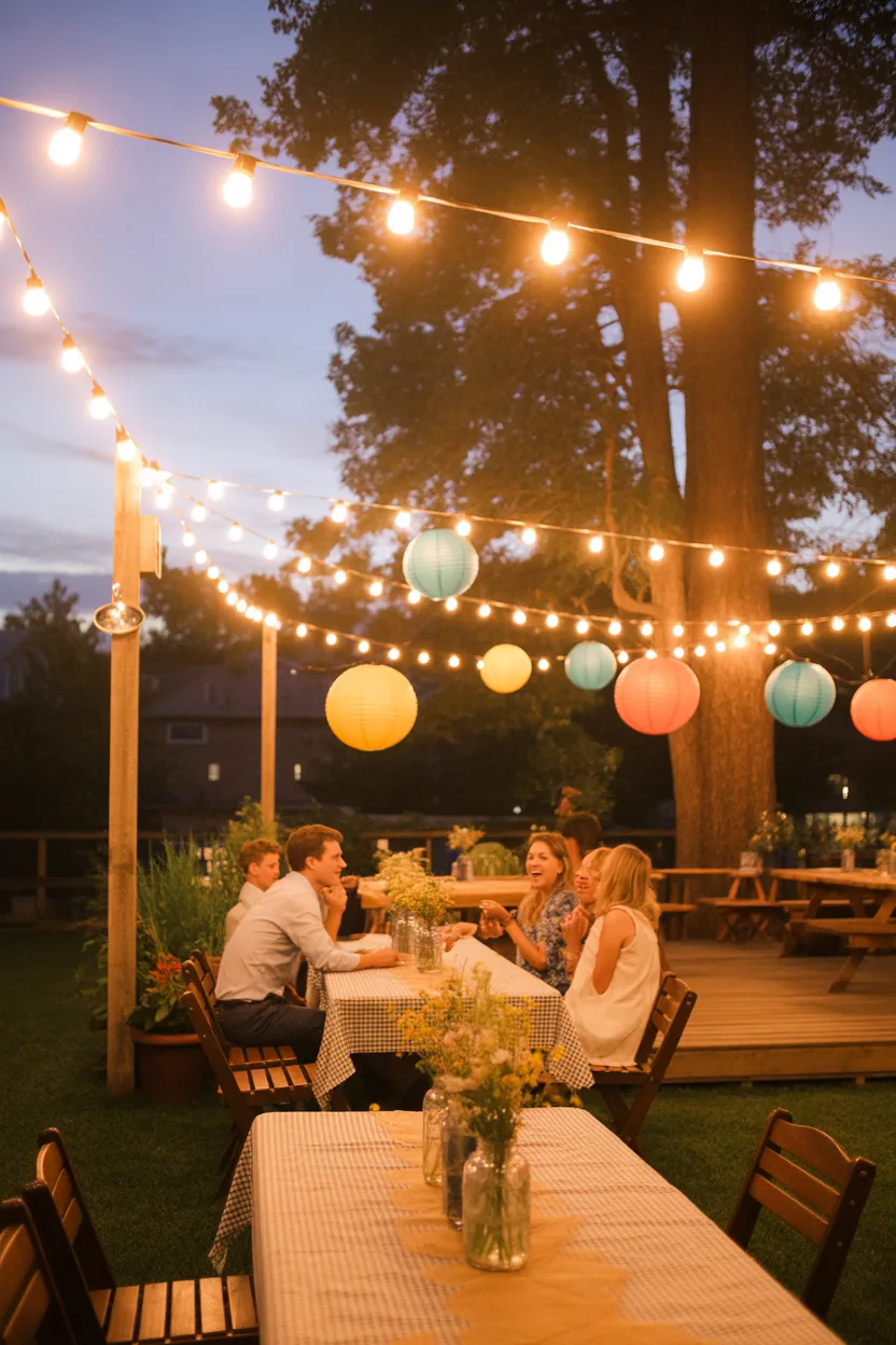 Outdoor String Light Ideas
