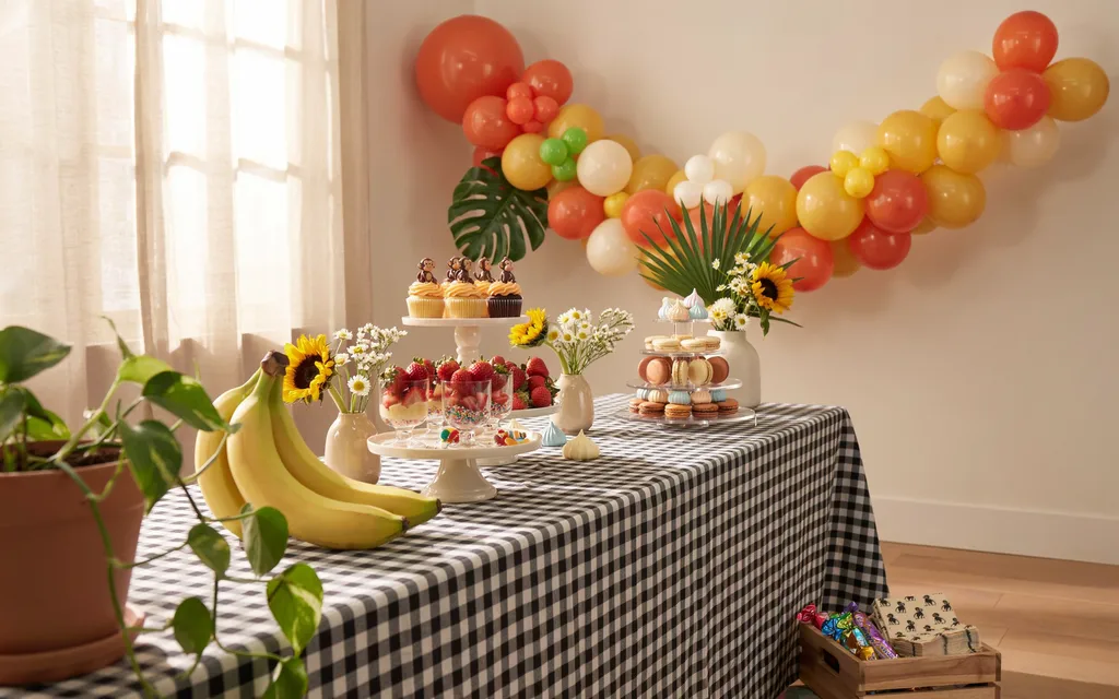 Orange Jungle Table