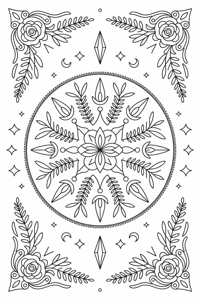 Mandala coloring pages