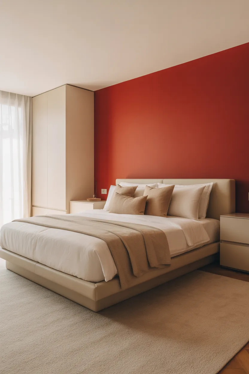 Cherry Red Bedroom Ideas