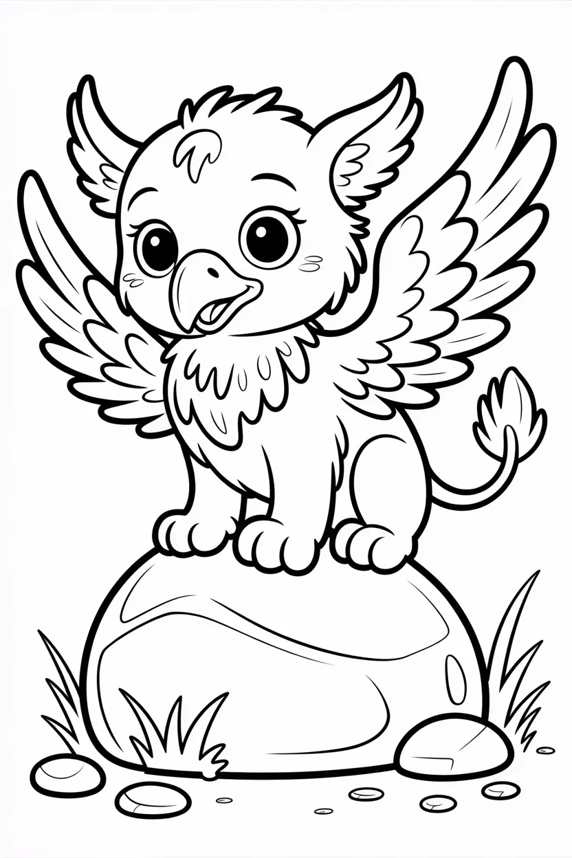 5 Griffin coloring pages free printable