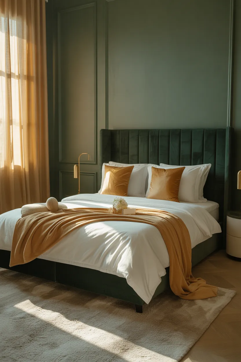 Emerald Green Bedroom Ideas