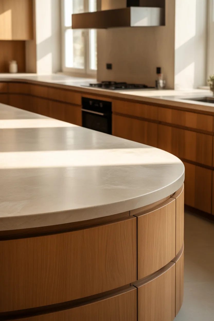 Curved Kitchen Island Ideas
