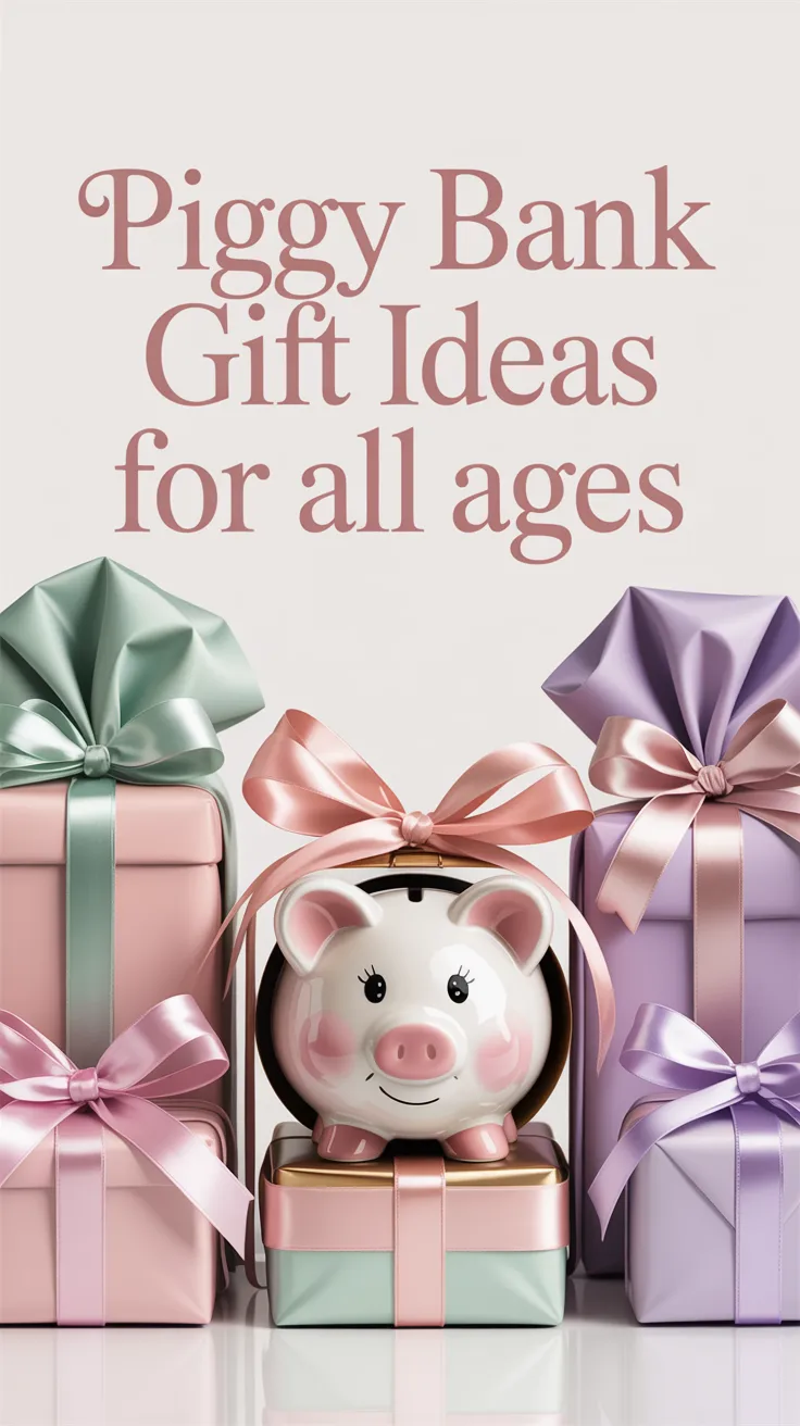 Modern teen desk with digital piggy bank and rose gold laptop