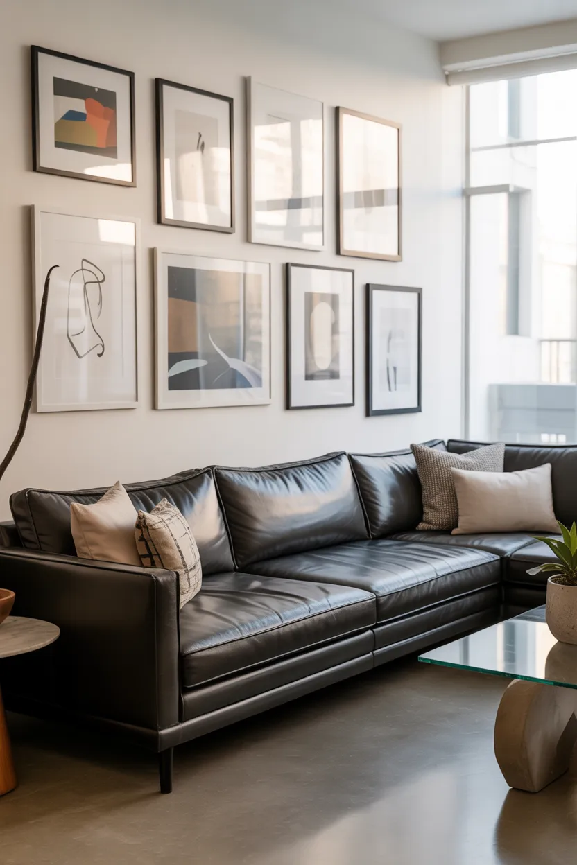 Living Room With Grey Couch Ideas