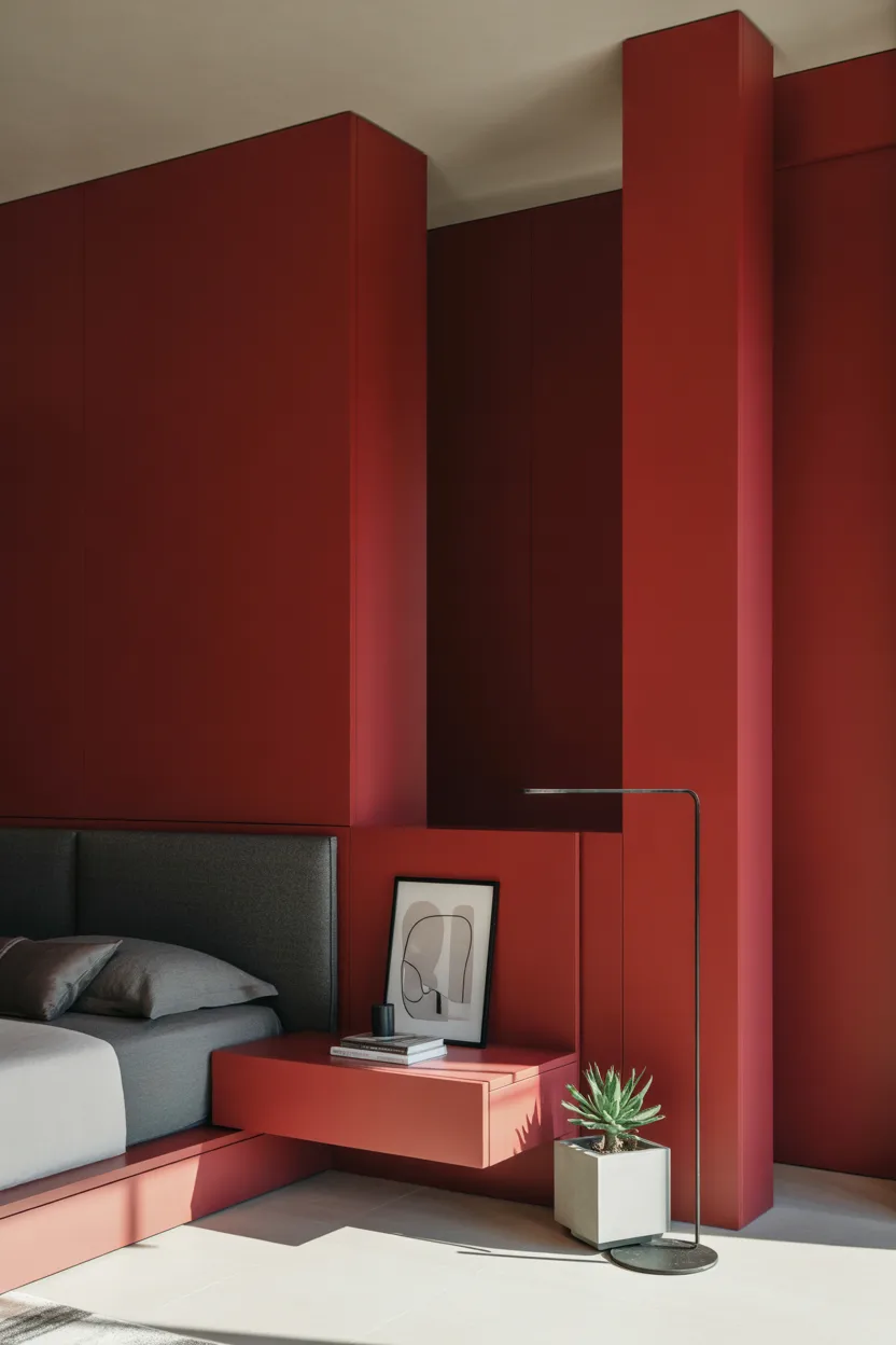 Cherry Red Bedroom Ideas
