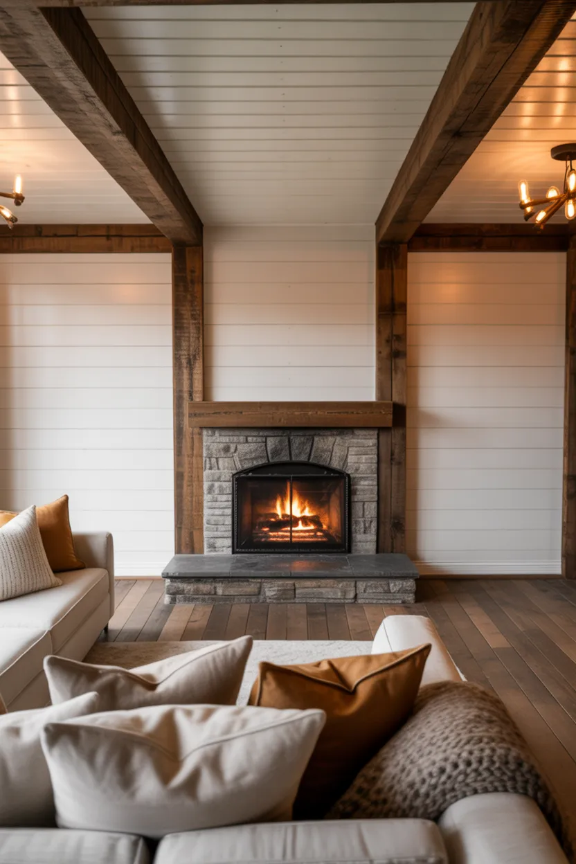 Modern Farmhouse Fireplace Ideas