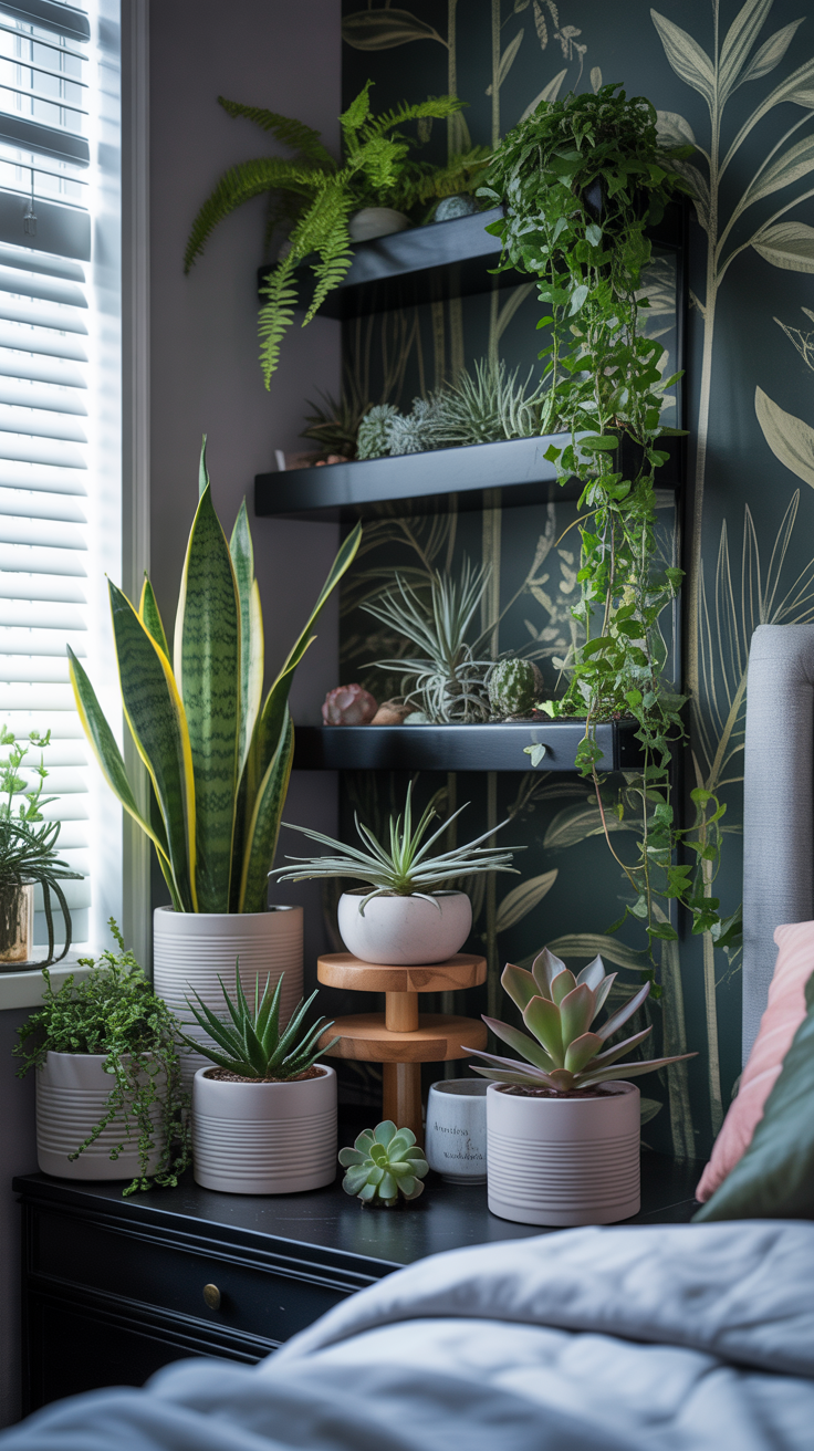 Craving That Luxe Plant-Vibe Bedroom? 12 Dark Botanical Bedroom Ideas ...