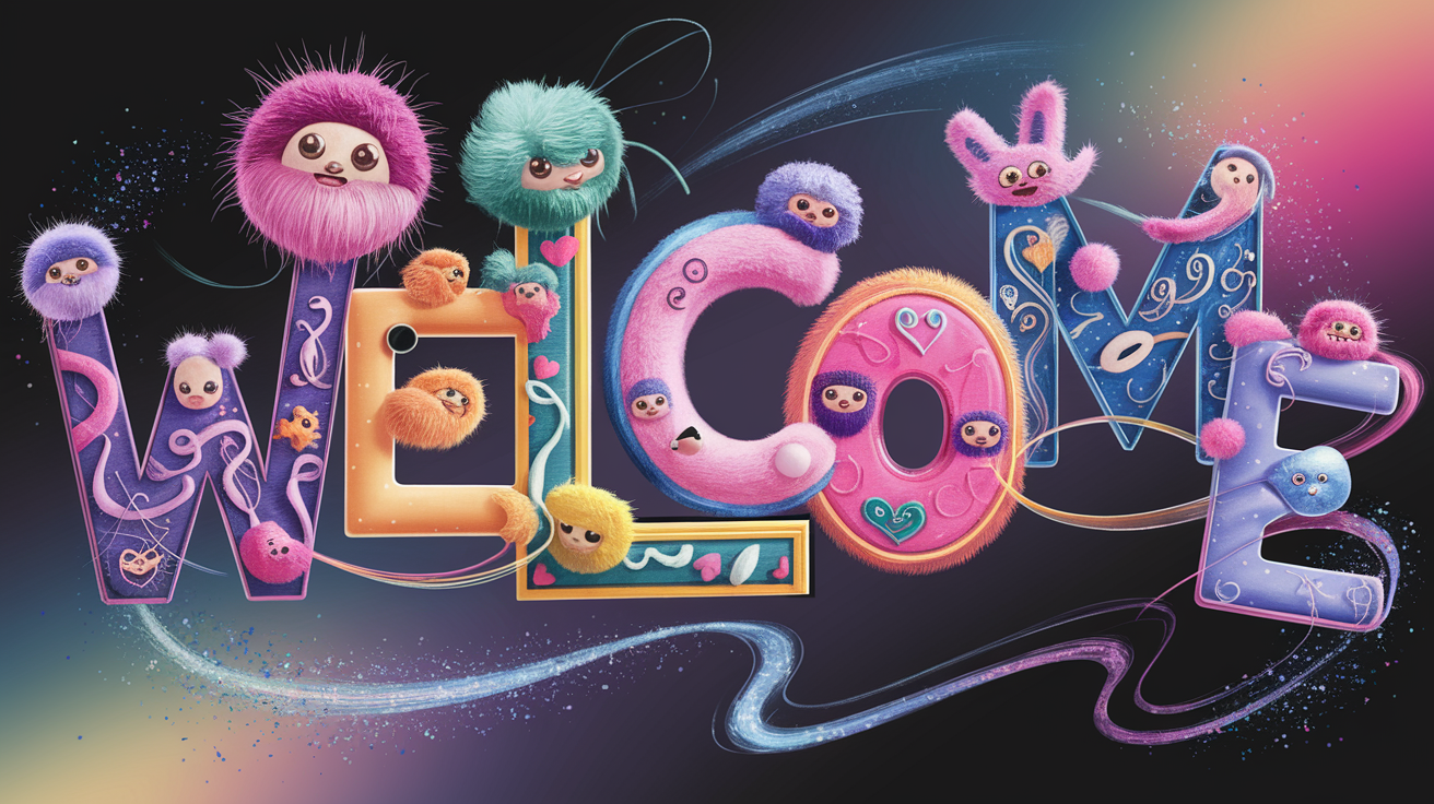 AI插圖名稱:welcome混合