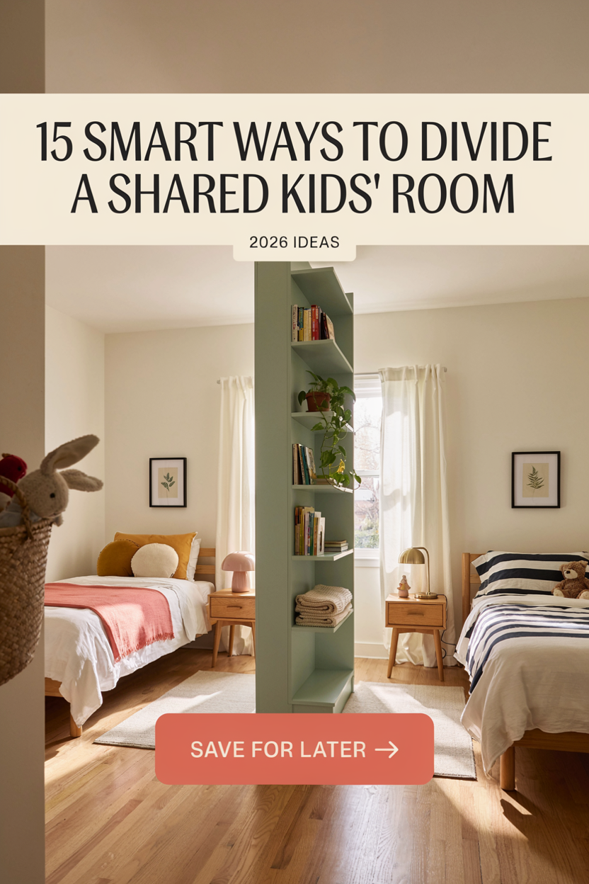 15 Smart Ways to Divide a Shared Kids' Room in 2026 - Great for Kids