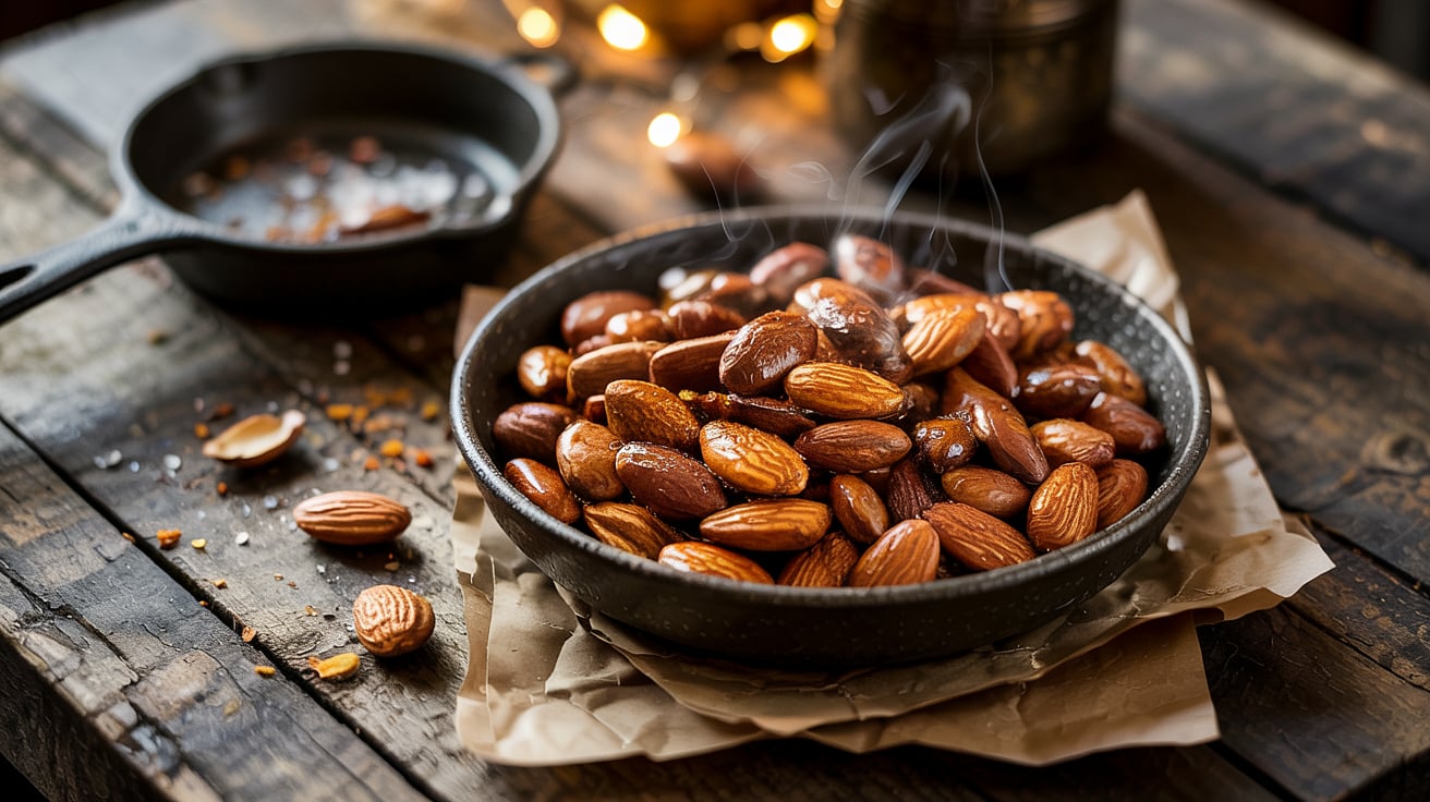 keto snacks - Spiced Roasted Almonds