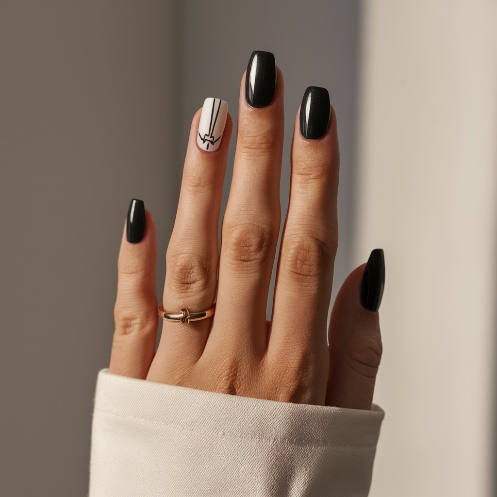 minimalist nail art