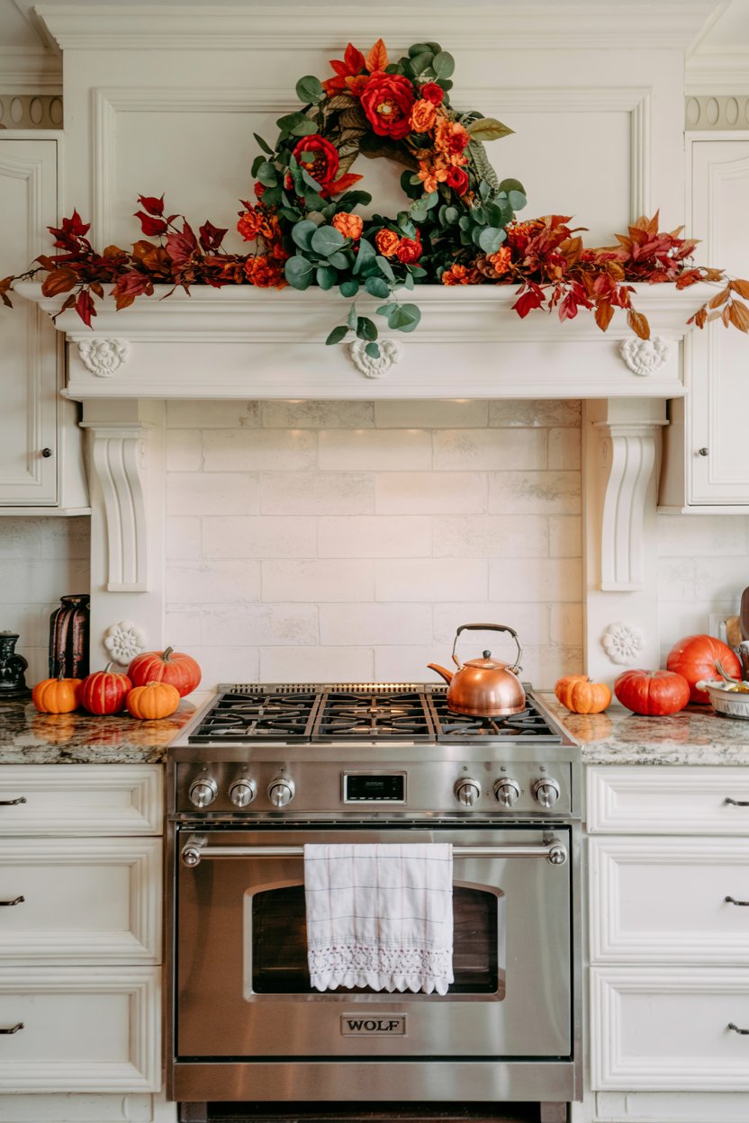 Easy fall decor ideas for a cozy kitchen counter

