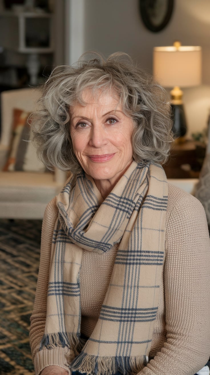 Voluminous Curly Lob