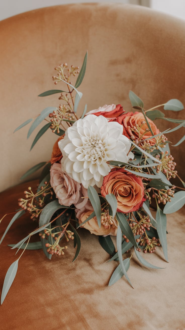 wedding bouquet for fall 