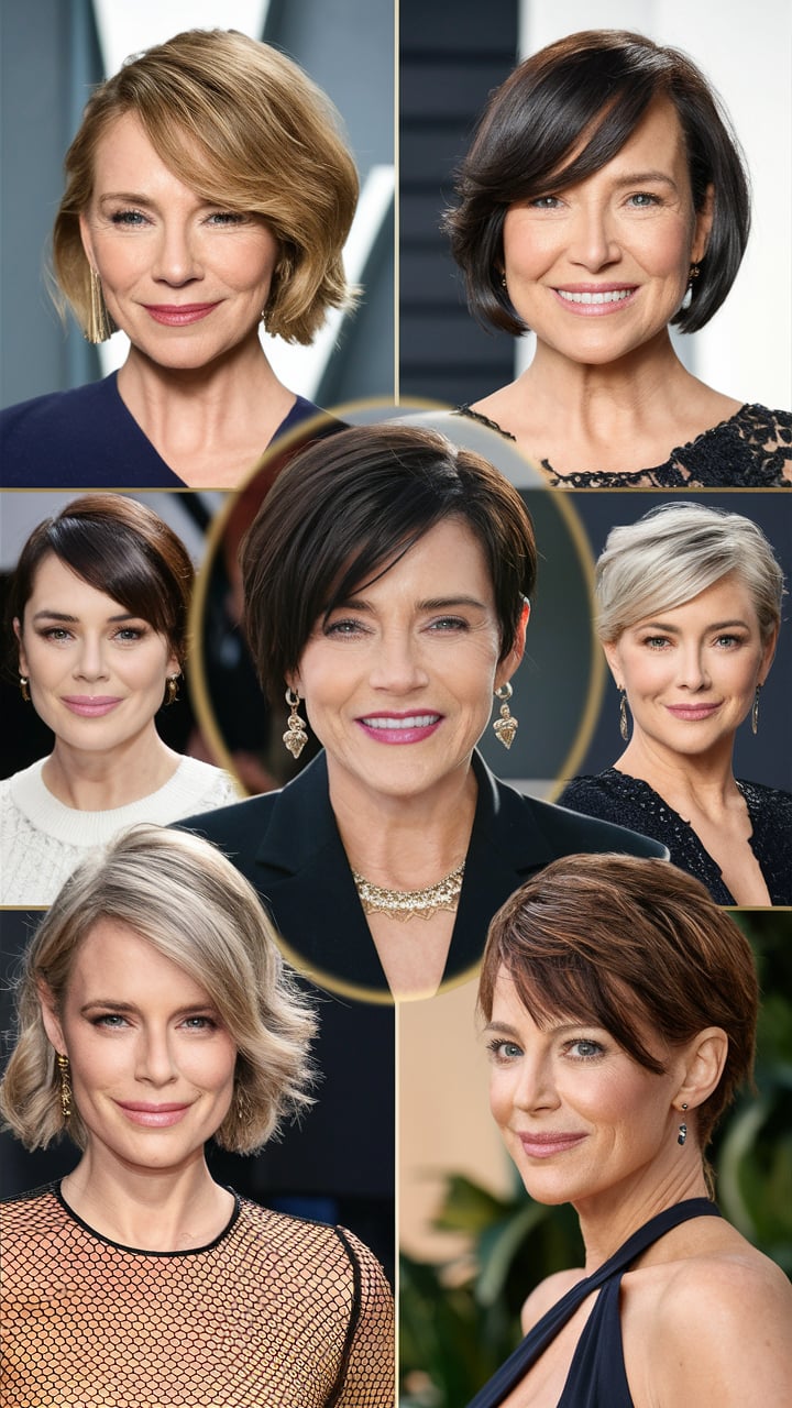 short haircuts for women over 60