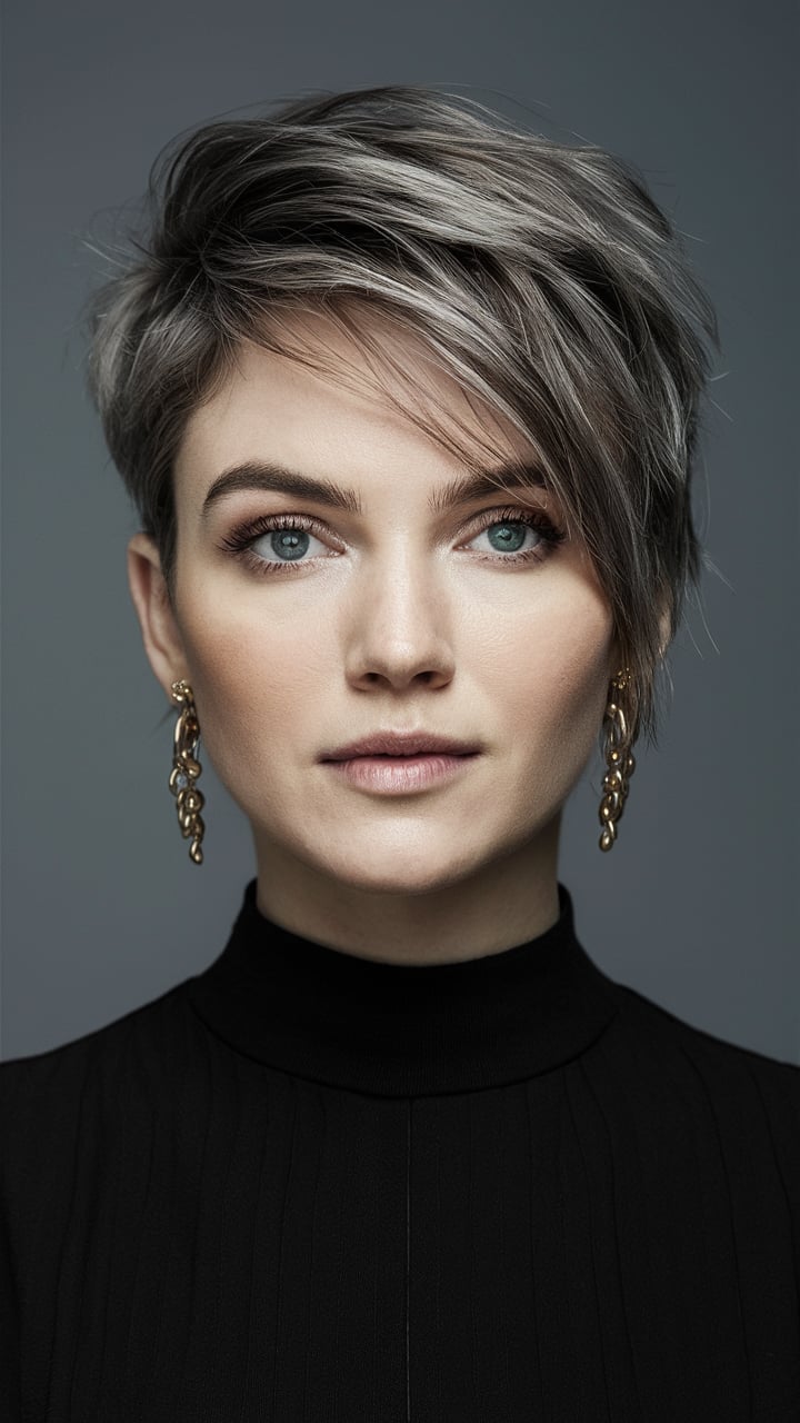 Choppy and Short Pixie