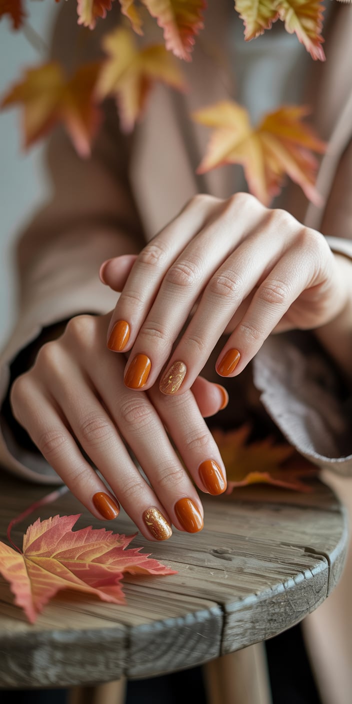 Rust-Toned Nails