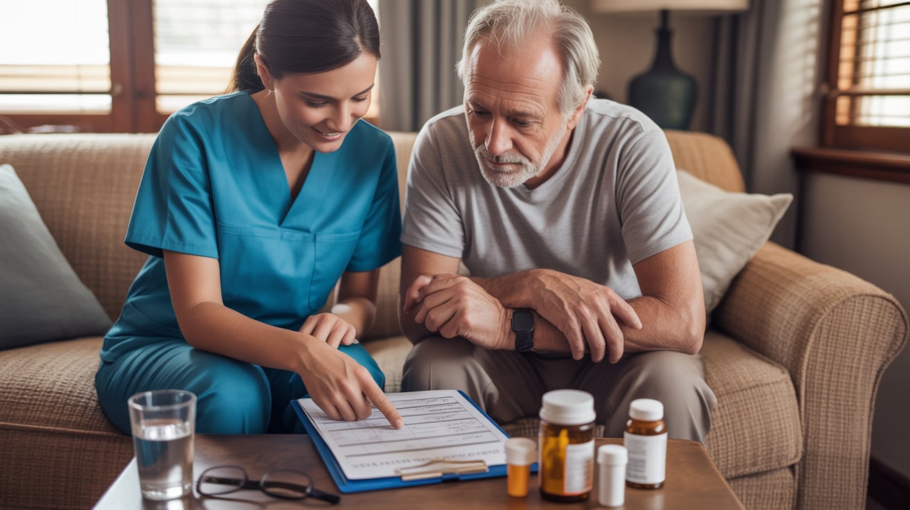 Medication management support at home