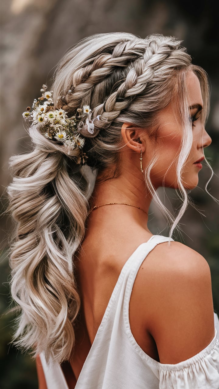 Bohemian Braided Ponytail
