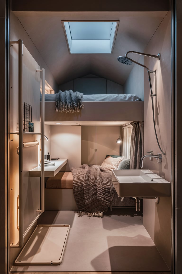 13 Tiny Home Bedroom Bathroom Ideas: Maximizing Space and Style