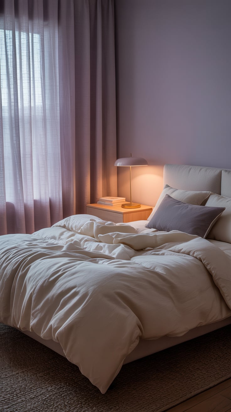 Generate Calm Ambiance with Soft Paint Colors for Bedroom