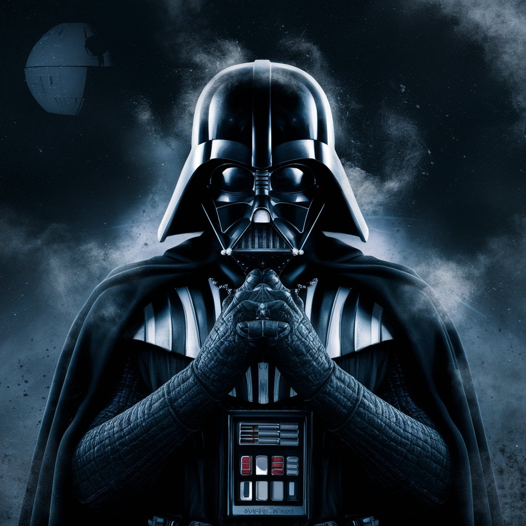 ดาร์ธ เวเดอร์ จากภาพยนตร์ Star Wars: ดาร์ธ เวเดอร์เป็นตัวละครที่ซับซ้อน เต็มไปด้วยความขัดแย้ง เขาเริ่มต้นในฐานะอัศวินเจไดผู้ซื่อสัตย์ แต่ถูกหลอกลวงให้เข้าสู่ด้านมืดของพลัง กลายเป็นซิธลอร์ดที่โหดเหี้ยม ตัวละครของดาร์ธ เวเดอร์มีความสม่ำเสมอตลอดทั้งภาพยนตร์ชุด เขาถูกทรมานด้วยความขัดแย้งภายใน แต่ยังคงมุ่งมั่นในเส้นทางที่เขาเลือก, photo