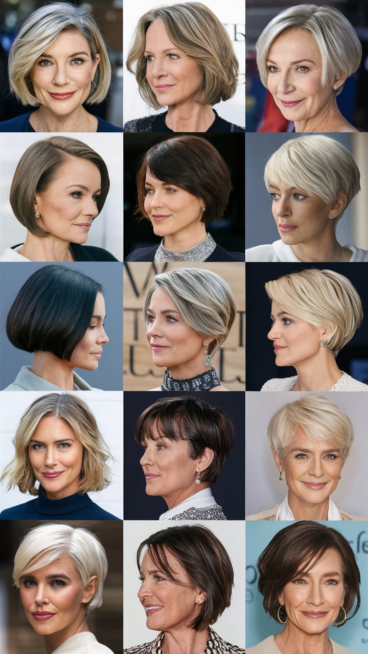 Blunt Bob: fine hair short bob haircuts