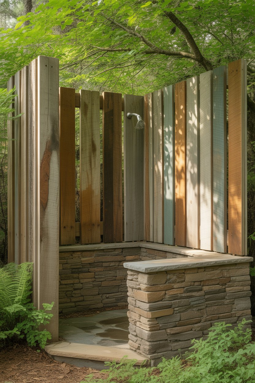 DIY Outdoor Shower Ideas
