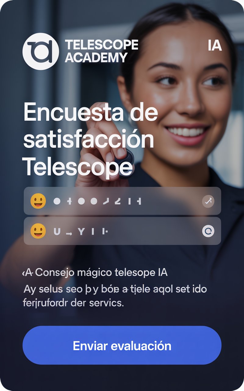 App Telescope Coach en acción