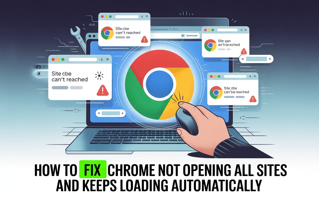 How to Fix Chrome Not Opening All Sites and Keeps Loading Automatically