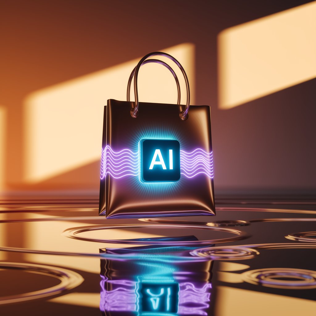 AI Neon Shopping Bagpack