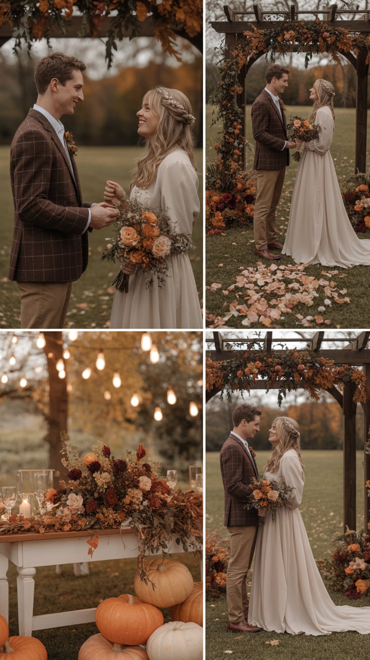 Fall Wedding Colors That Capture the Magic of Autumn - Luxe Locks Studio