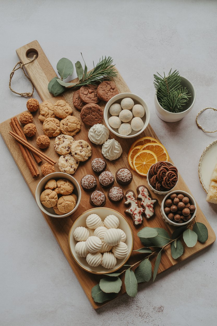 Cute Holiday Dessert Charcuterie Boards