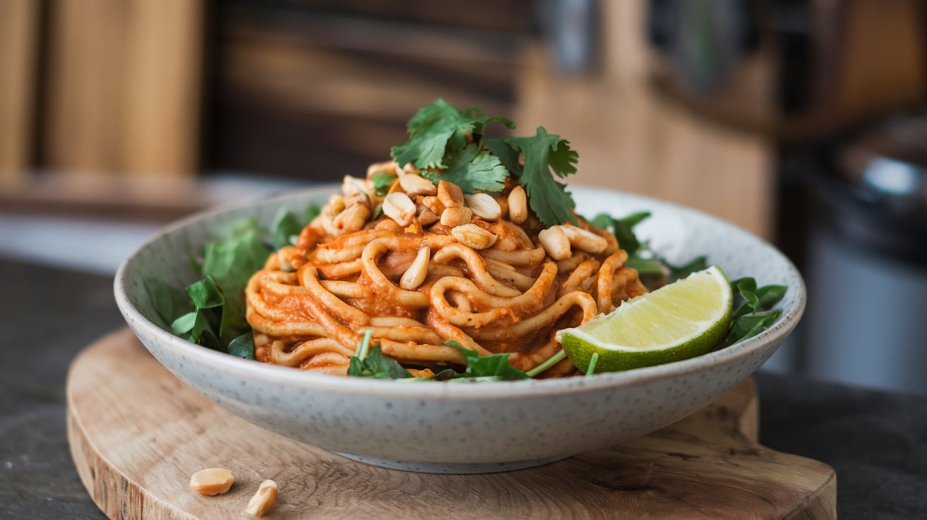 Spicy Thai Peanut Pasta